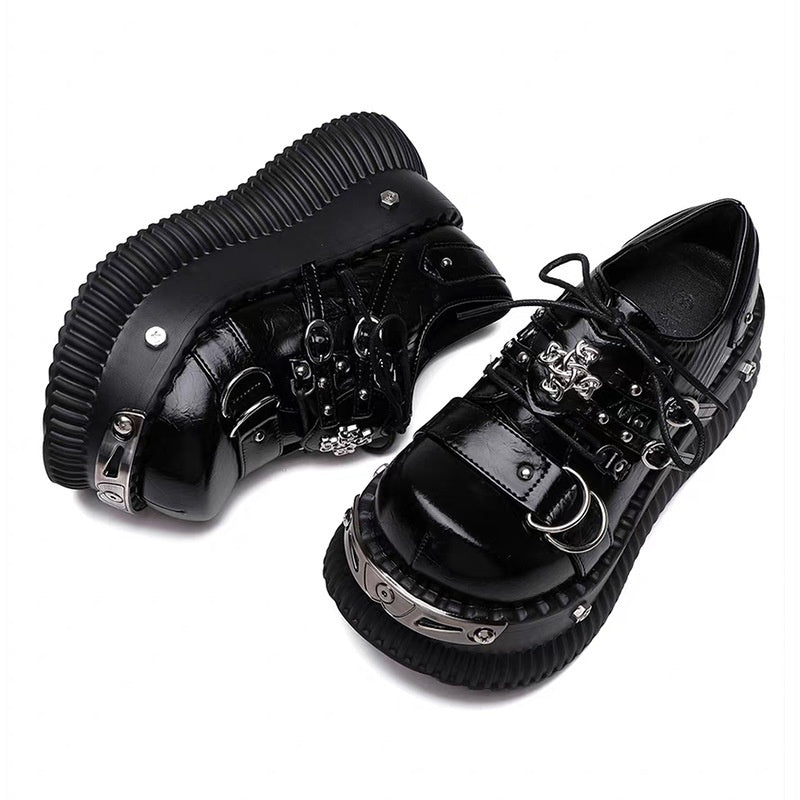 Platform Shoes Women's Sweet Cool Hot Girl Gothic Platform Shoes Dark