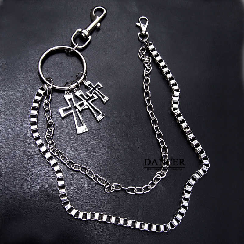 Phants Zipper Accessories Hiphop Jeans