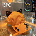 Y2K American Retro Cat Ears Flat Brim