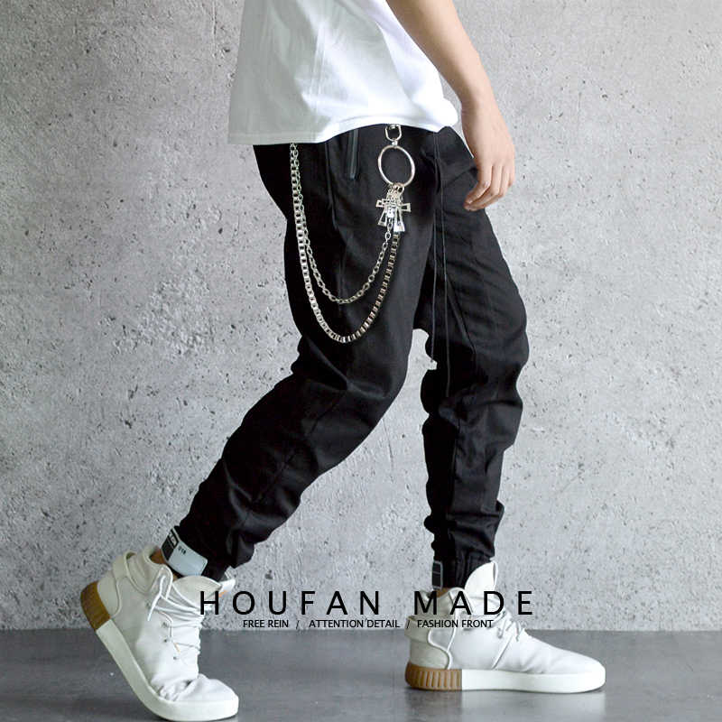 Phants Zipper Accessories Hiphop Jeans